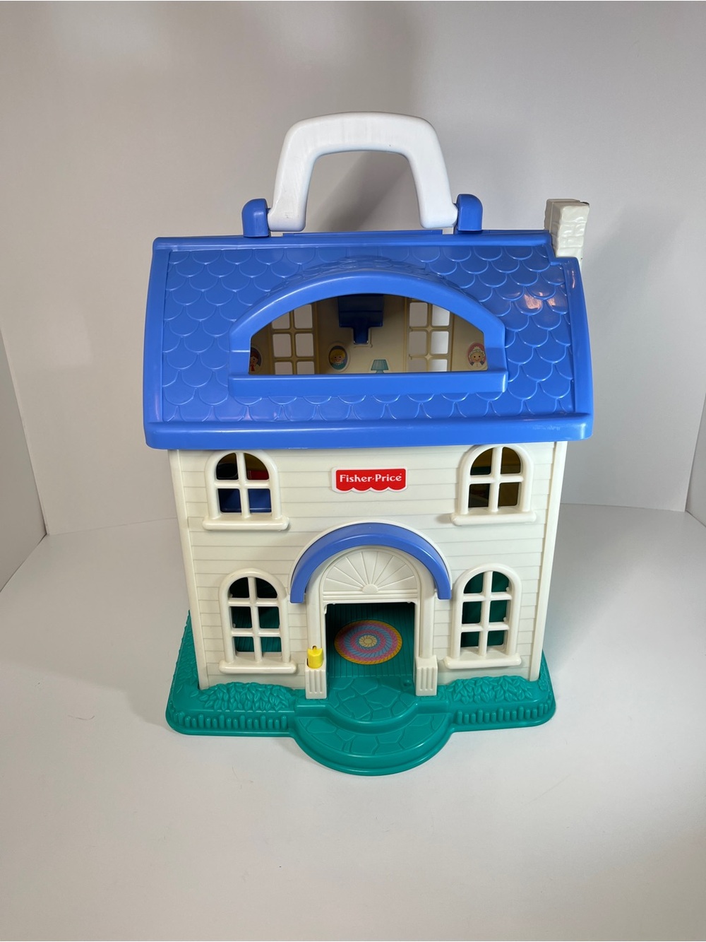 Vintage 1996 Fisher Price Little People Doll House #2511 Home Sweet Home Playset